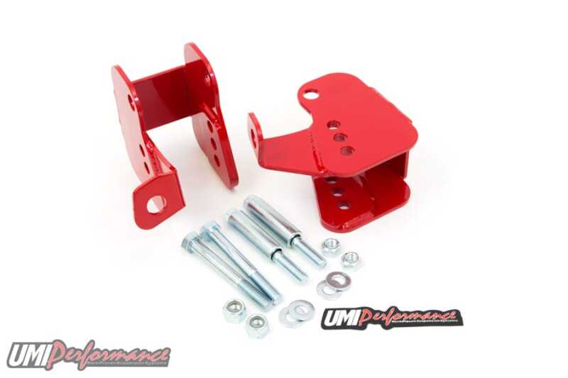 UMI Performance 2012-R 82-02 GM F-Body Lower Control Arm Relocation Brackets - Bolt-In
