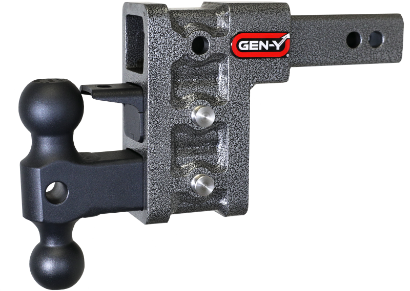 GEN-Y Hitch GH-323 Gen-Y Mega Duty 2in Shank 5in Drop 1.5K TW 10K Hitch w/GH-031 Dual-Ball/GH-032 Pintle Lock