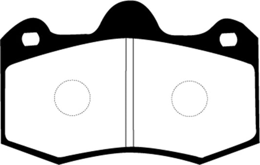 EBC DP4036R 11+ Mclaren MP4-12C 3.8 Twin Turbo Yellowstuff Rear Brake Pads