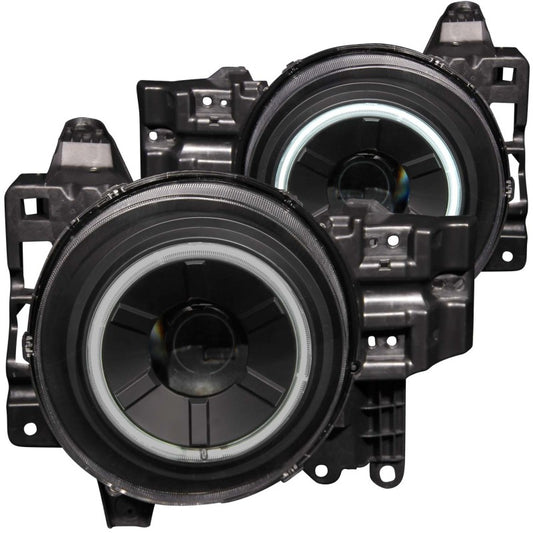 ANZO 111116 2007-2013 Toyota Fj Cruiser Projector Headlights w/ Halo Black
