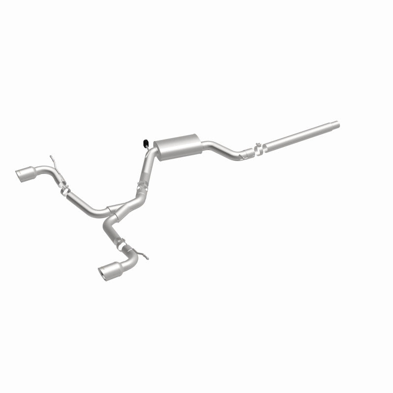 Magnaflow 15357 MagnaFlow SYS C/B Dual Split Rear Exit 4in Polished Tips 2015 VW GTI 2.0L Turbo