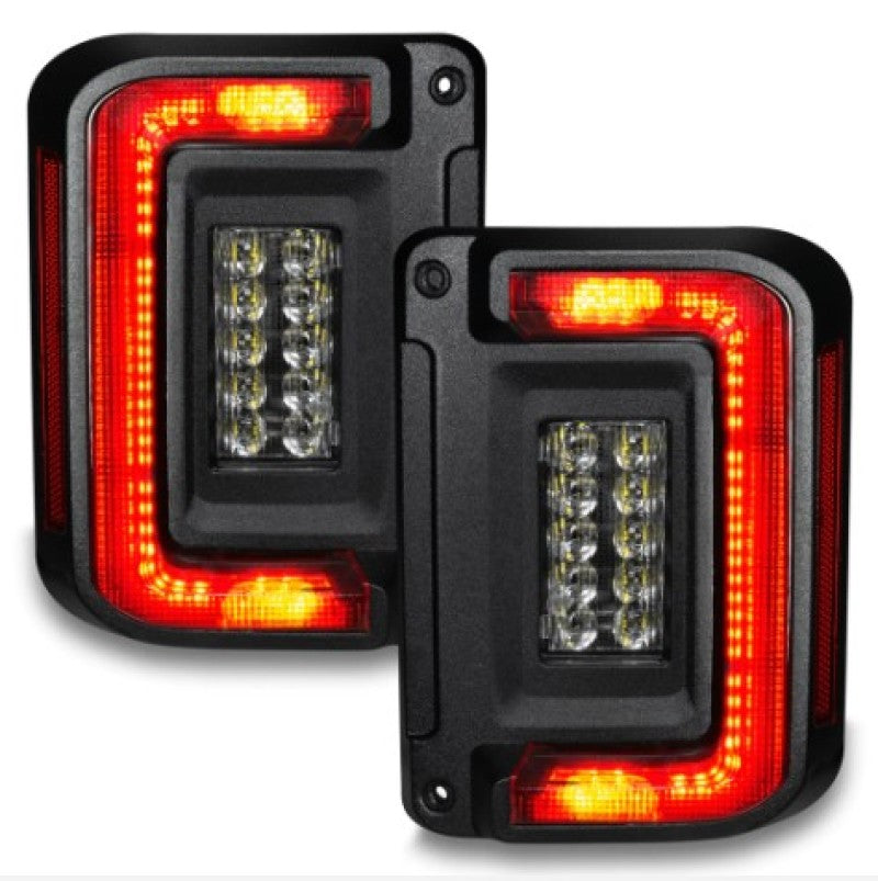ORACLE Lighting 5891-504 Oracle Lighting Jeep Wrangler JK Flush Mount LED Tail Lights