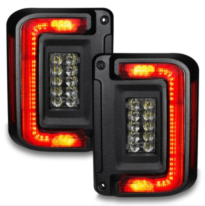 ORACLE Lighting 5891-504 Oracle Lighting Jeep Wrangler JK Flush Mount LED Tail Lights