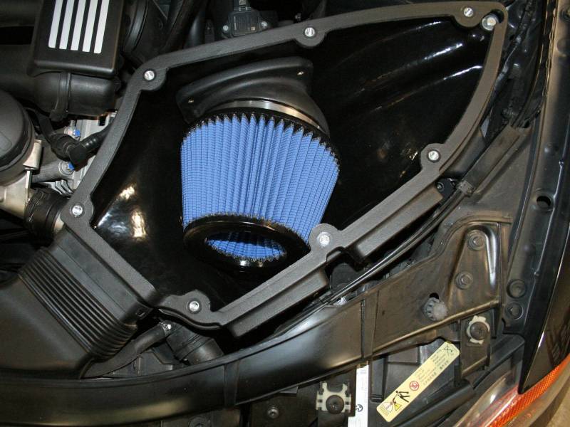 aFe 54-81012-B MagnumForce Stage 2 Si Intake System Pro 5 R Black 06-12 BMW 3 Series E9x L6 3.0L Non-Turbo