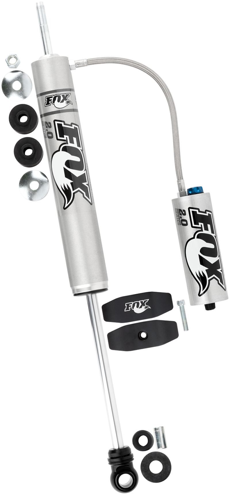 FOX 985-26-117 Fox 03+ 4Runner 2.0 Perf Series 9.1in. Smooth Body Remote Res. Rear Shock CD Adjuster / 0-1.5in Lift