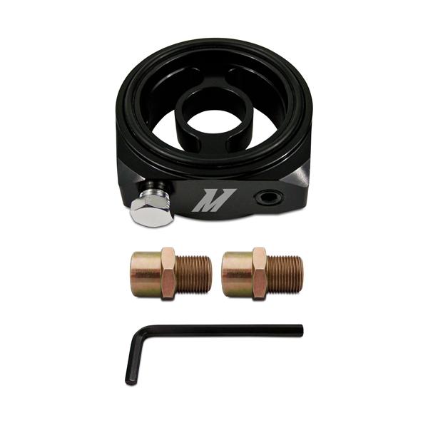 Mishimoto MMOP-SPTR Oil Sandwich Plate w/ Rear-Mounted Thermostat