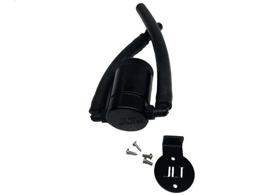 J&L 3027D-B 99-04 Ford Lightning Driver Side Oil Separator 3.0 - Black Anodized