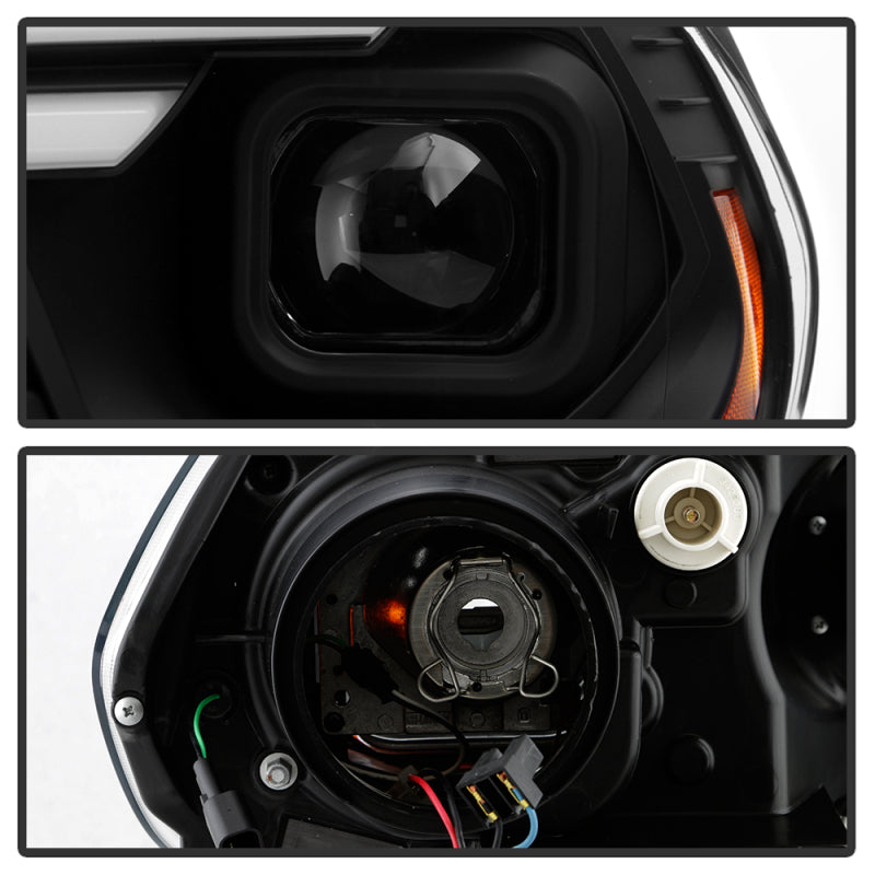 SPYDER 5088284 Spyder Dodge Durango 11-13 Halogen Model Only Projector Headlights - Black PRO-YD-DDU11SI-BK