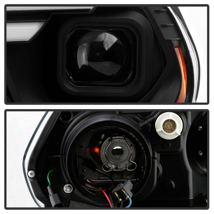 SPYDER 5088284 Spyder Dodge Durango 11-13 Halogen Model Only Projector Headlights - Black PRO-YD-DDU11SI-BK