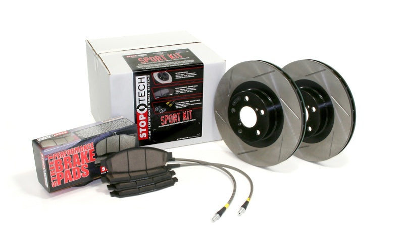 Stoptech 977.33010F Sport Axle Pack, Slotted, Front