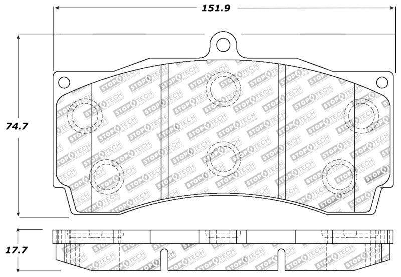 Stoptech 309.12471 StopTech Performance Brake Pads