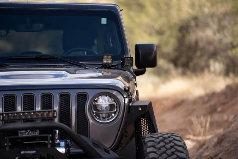 DV8 Offroad LBJL-04 18-22 Jeep Gladiator JT Cowl Light Bar Bracket
