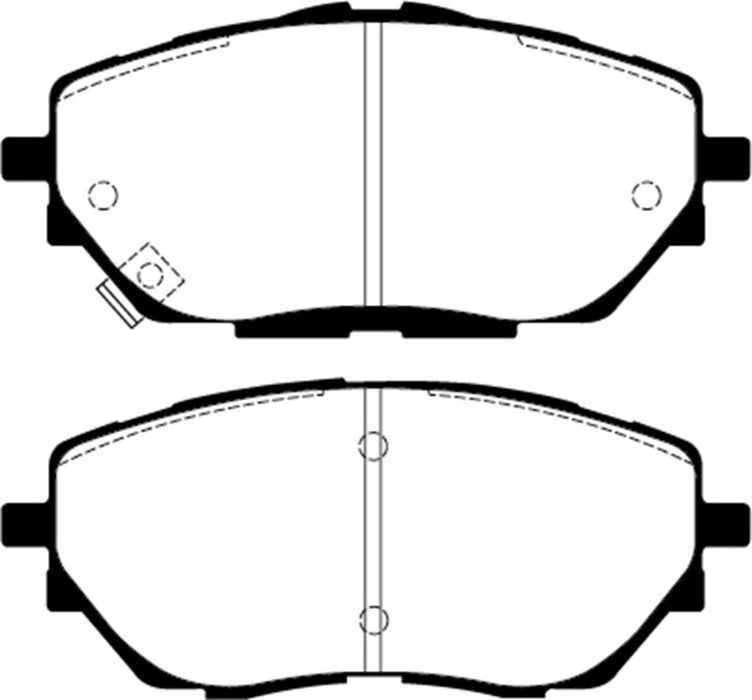 EBC DP42368R 2017+ Toyota C-HR 2.0L Yellowstuff Front Brake Pads