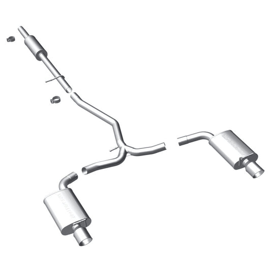 Magnaflow 15467 MagnaFlow 11-13 Ford Explorer V6 3.5L SS Catback Exhaust Dual Split Rear Exit w/ 3.5in SS Tips