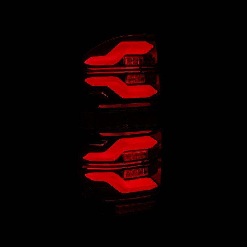 AlphaRex 672050 14-21 Toyota Tundra LUXX LED Taillights Black/Red w/Activ Light/Seq Signal