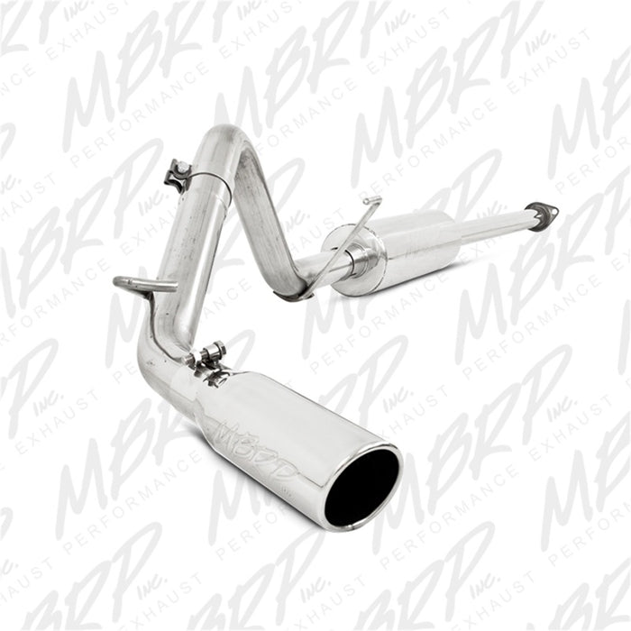 MBRP S5326AL 05-13 Toyota Tacoma 4.0L EC/CC Cat Back Single Exit Aluminized Exhaust