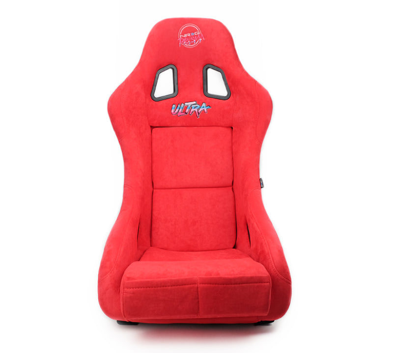 NRG FRP-303RD-ULTRA FRP Bucket Seat ULTRA Edition - Medium (Red Alcantara/Pearlized Back)
