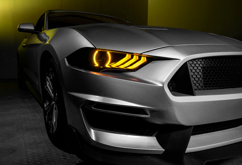 ORACLE Lighting 1446-332 Oracle 18-21 Ford Mustang Dynamic DRL w/ Halo Kit & Sequential Turn Signal - ColorSHIFT SEE WARRANTY