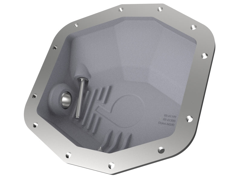 aFe 46-71280B POWER 21-22 RAM 1500 TRX Hemi V8 6.2L (sc) PRO Series Rear Differential Cover Black w/ Machined