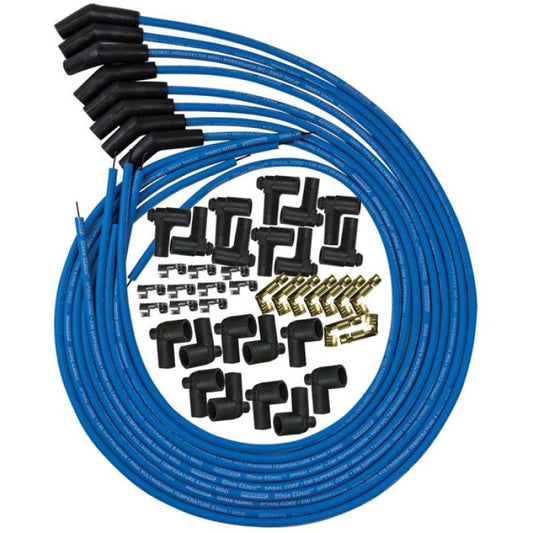 Moroso MOR73220 Blue Max Ignition Wire Set - Blue