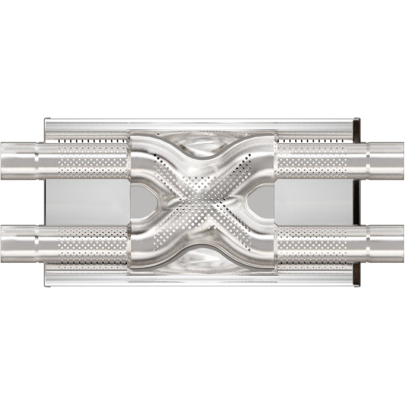 Magnaflow 12468 MagnaFlow Muffler Mag SS 18X5X8 2.5 D/D