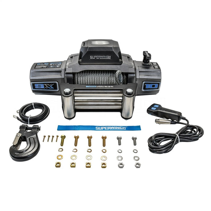 Superwinch 1710200 10000 LBS 12V DC 3/8in x 85ft Wire Rope SX 10000 Winch