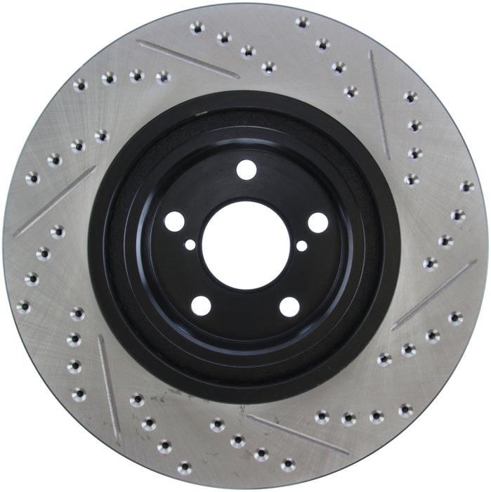 Stoptech 127.47021R StopTech Slotted & Drilled Sport Brake Rotor