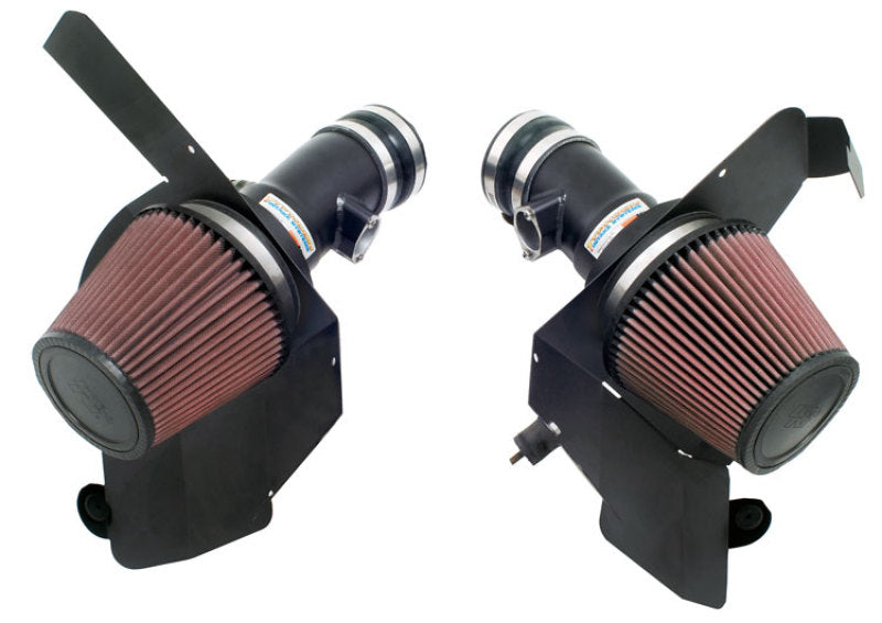 K&N Engineering 69-2003TFK K&N 06-07 BMW M5 5.0L Flat Black Typhoon Short RAM Intake