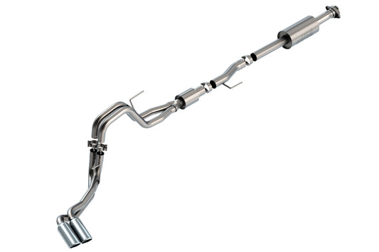 Borla 140874 F-150 2021 5.0L 4dr CC SB EC STB Lariat/KR/Platinum/LTD 3/2.25 DSE Cat-Back S-Type CHR Tips