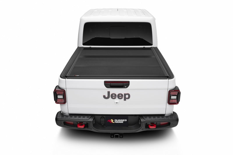 Rugged Ridge 13550.24 Armis Hard Folding With LINE-X Bed Cover 2020 JT