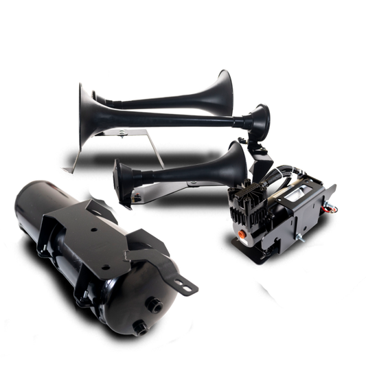 Kleinn Air Horns GMHD20-734 Kleinn 20-24 Chevrolet Silverado 2500 HD/ 3500 HD Onboard Air System w/ Model 730 Horns