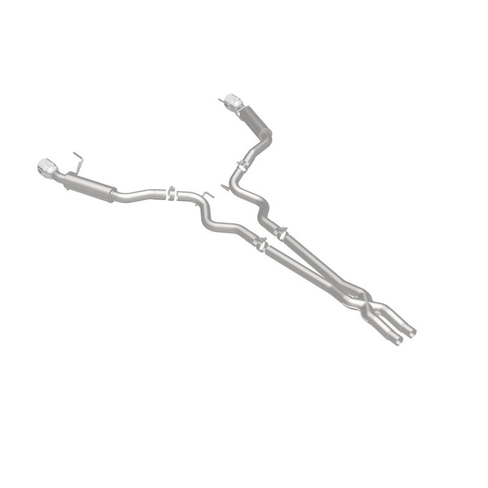Magnaflow 19099 MagnaFlow Cat Back, SS, 2.5in, Competition, Dual Split Polished 4.5in Tips 2015 Ford Mustang V6 3.7L