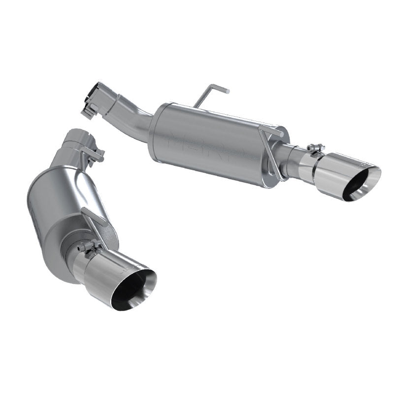 MBRP S7200304 05-10 Ford Mustang GT 5.0/Shelby GT500 Dual Mufflers Axle Back Split Rear T304