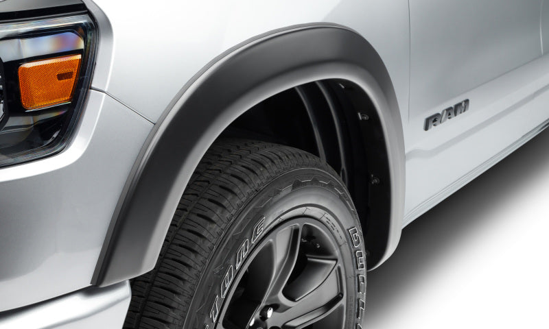 Bushwacker 50928-02 19-22 RAM 1500 (Excl. Rebel/TRX) 76.3 & 67.4in Bed OE Style Flares 4pc Set - Blk / Smooth