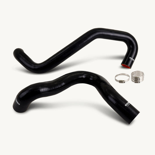 Mishimoto MMHOSE-F2D-01RRBK 01-03 Ford F-250 7.3L Coolant Hose Kit Upper Reroute BK