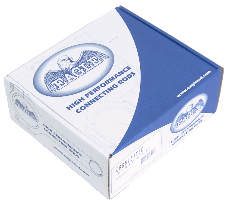 Eagle CRS5751T3D Toyota/Lexus UZFE V8 5.751 Inch H-Beam Connecting Rods (Set of 8)