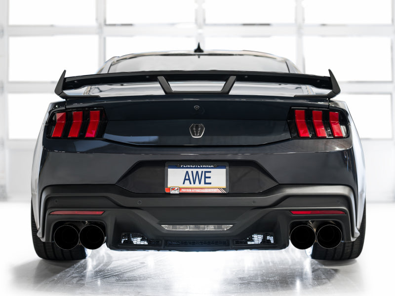 AWE Tuning 3025-43375 AWE 2024 Ford Mustang Dark Horse S650 RWD SwitchPath Catback Exhaust w/ Quad Diamond Black Tips