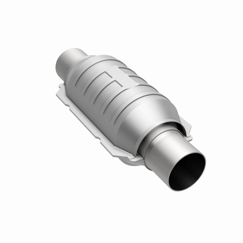 Magnaflow 99209HM MagnaFlow Conv Univ 3in Inlet/Outlet Center/Center Round 9in Body L x 5.125in W x 13in Overall L