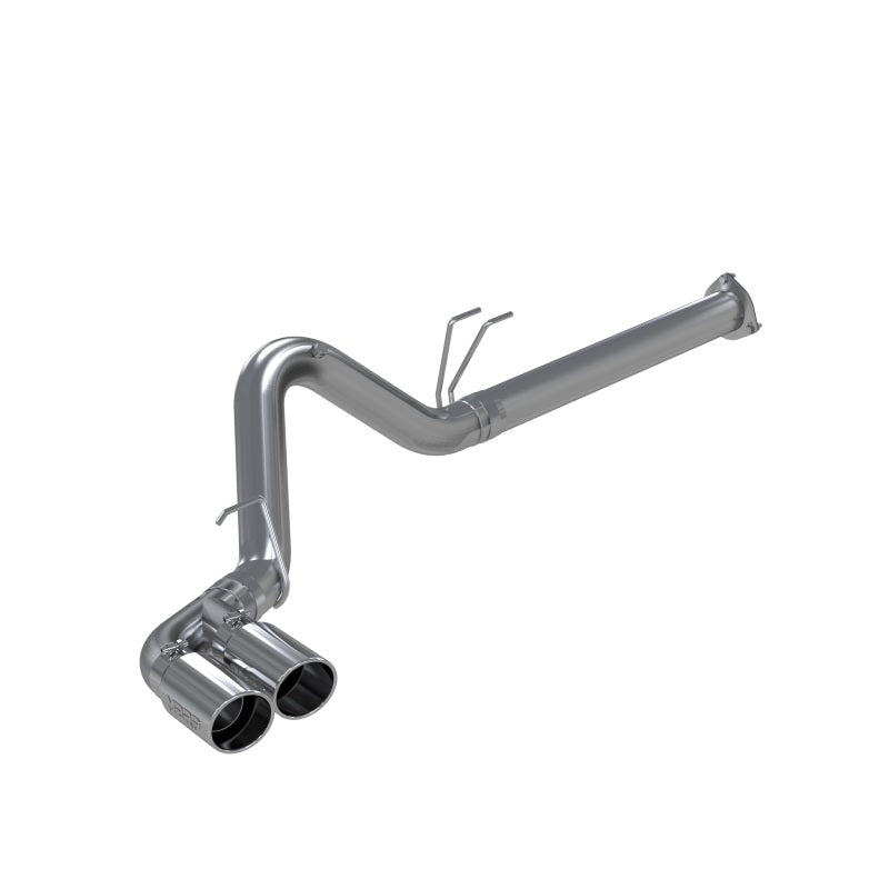MBRP S6288409 2015 Ford F250/350/450 6.7L 4in Filter Back Dual Single Side Exit 5in Tips T409 Exhaust