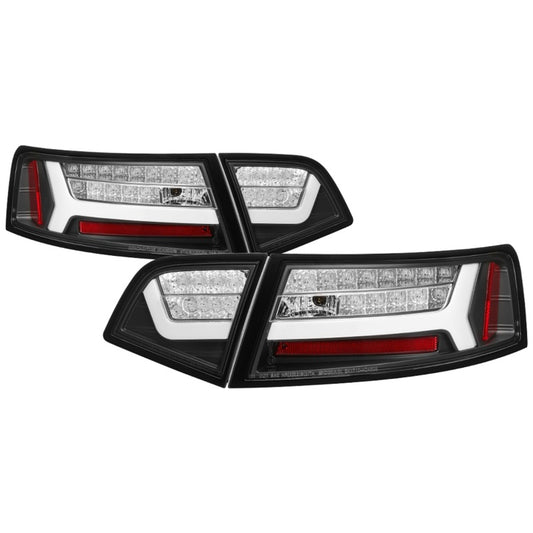 SPYDER 5085160 Spyder 09-12 Audi A6 LED Tail Lights - Black (ALT-YD-AA609-LED-BK)