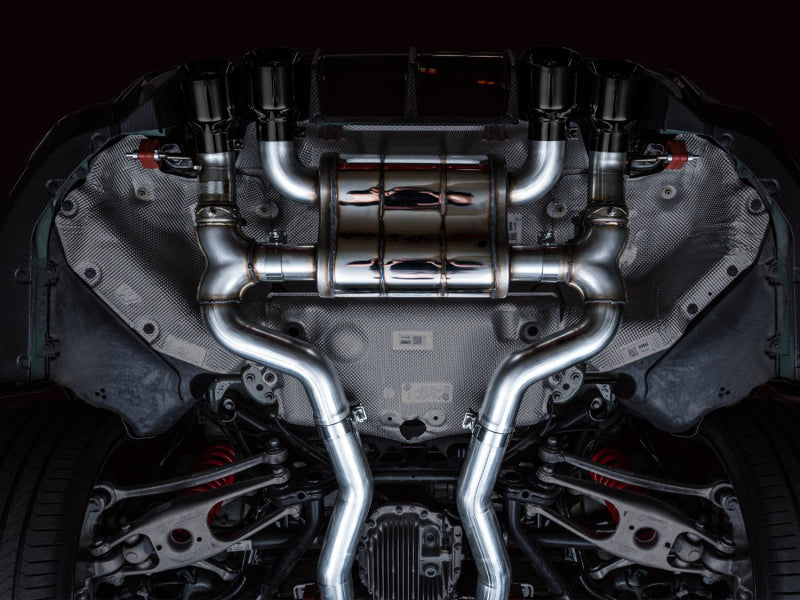 AWE Tuning 3025-42480 AWE SwitchPath Catback Exhaust for BMW G8X M3/M4 - Diamond Black Tips