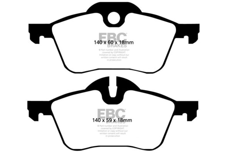 EBC DP21388 02-03 Mini Hardtop 1.6 Greenstuff Front Brake Pads