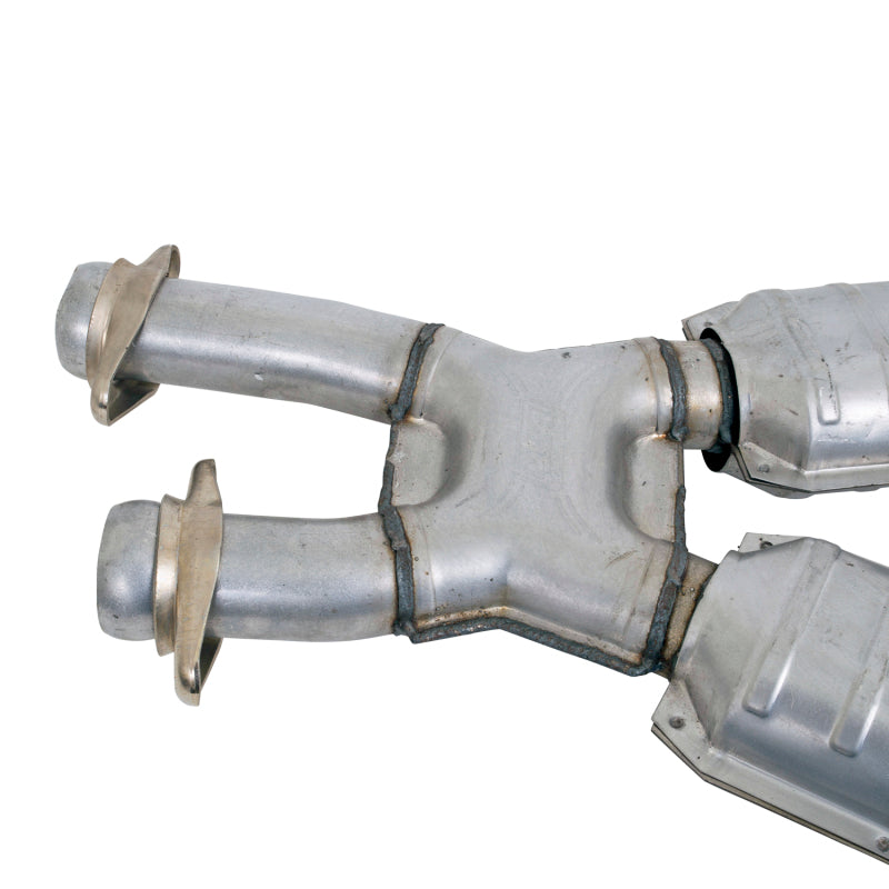 BBK 1663 94-95 Mustang 5.0 High Flow X Pipe With Catalytic Converters - 2-1/2