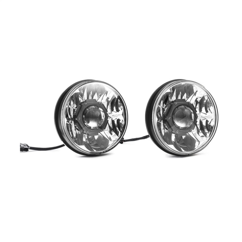 KC HiLiTES 42342 18-20 Jeep JL/JT 7in. Gravity LED Pro DOT Approved Replac. Headlight (Pair Pack Sys)