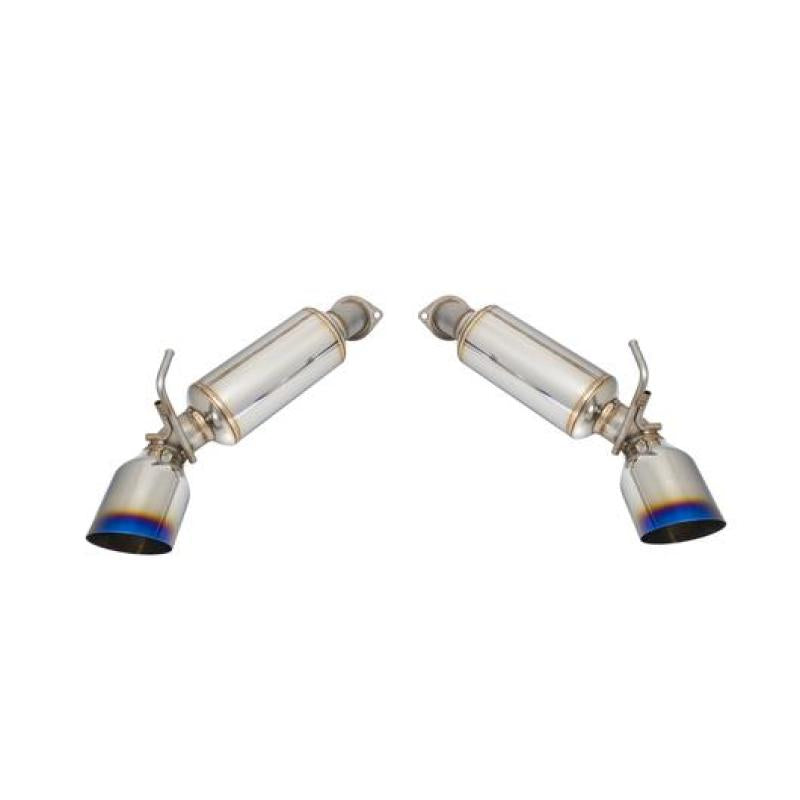 Remark RO-TT34-S 09-19 Nissan 370z Axle Back Exhaust w/Burnt Stainless Single Wall Tip