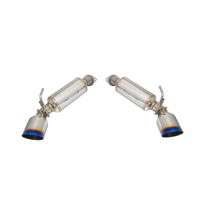 Remark RO-TT34-S 09-19 Nissan 370z Axle Back Exhaust w/Burnt Stainless Single Wall Tip