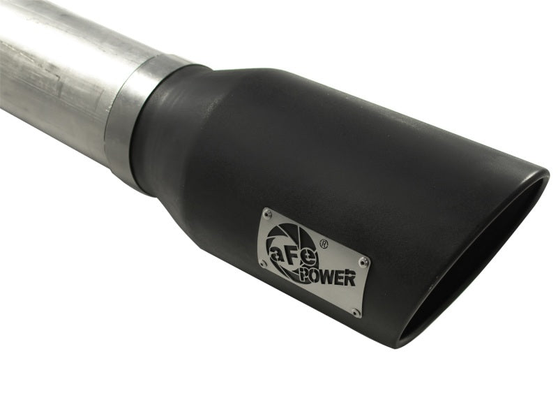aFe 49-02016-B Atlas Exhausts DPF-Back Aluminized Steel Exhaust Dodge Diesel Trucks 07.5-12 L6-6.7L Black Tip