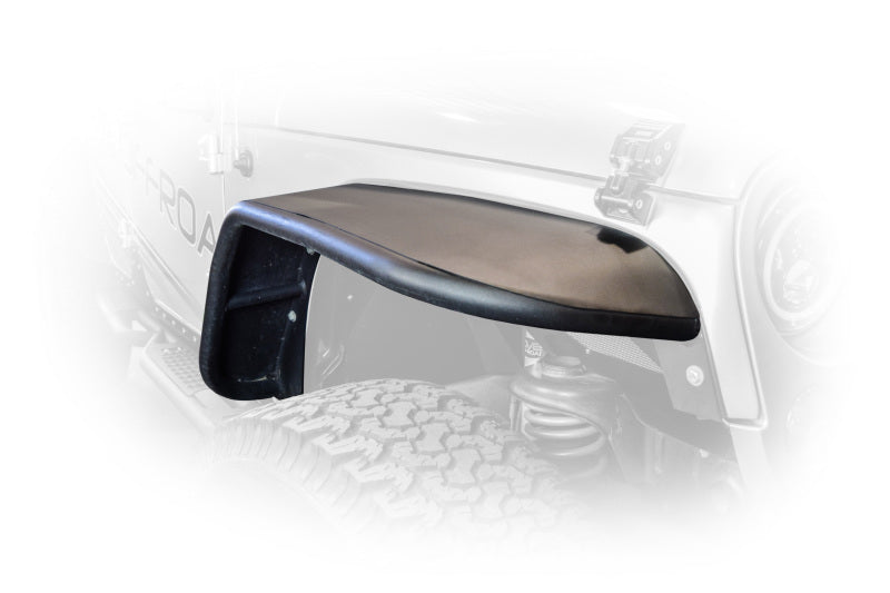 DV8 Offroad FENDB-02 07-18 Jeep Wrangler JK Front & Rear Flat Tube Fenders