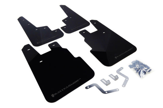 Rally Armor MF28-UR-BLK/GRY 14-18 Subaru Forester Black Mud Flap w/ Grey Logo