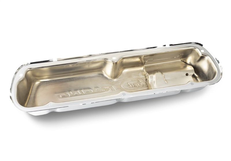 Ford Racing 302-100 Ford Mustang Logo Stamped Steel Chrome Valve Covers